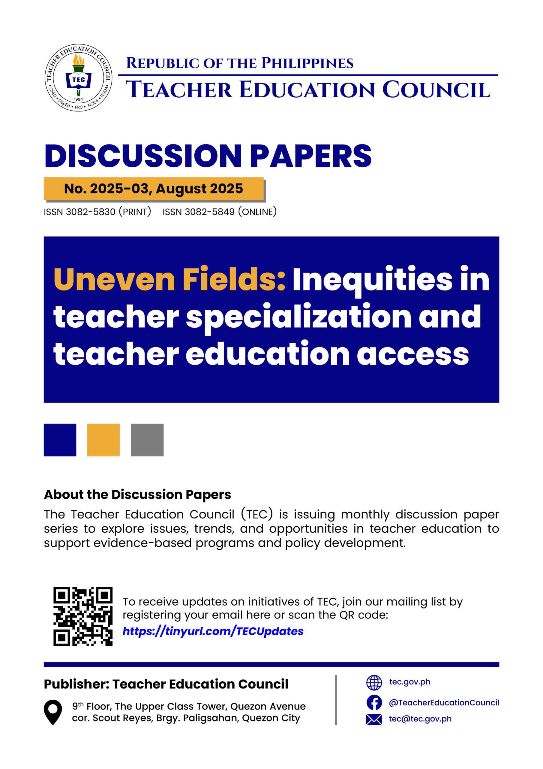 Discussion Paper 2025-03